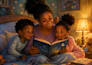 illustrate african american kids